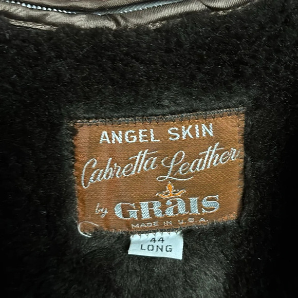 Grais vintage leather coat - Picture 3 of 8